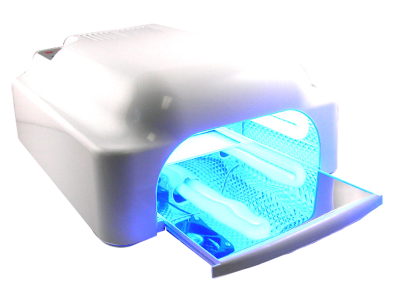 Lampe UV 36 Watts avec Minuterie 1-2-3 min avec Ventilateur 110