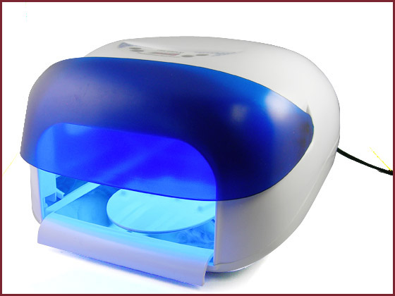 Lampe UV 36 W Numérique + Ventilateur, Blanche et Bleue 110 V