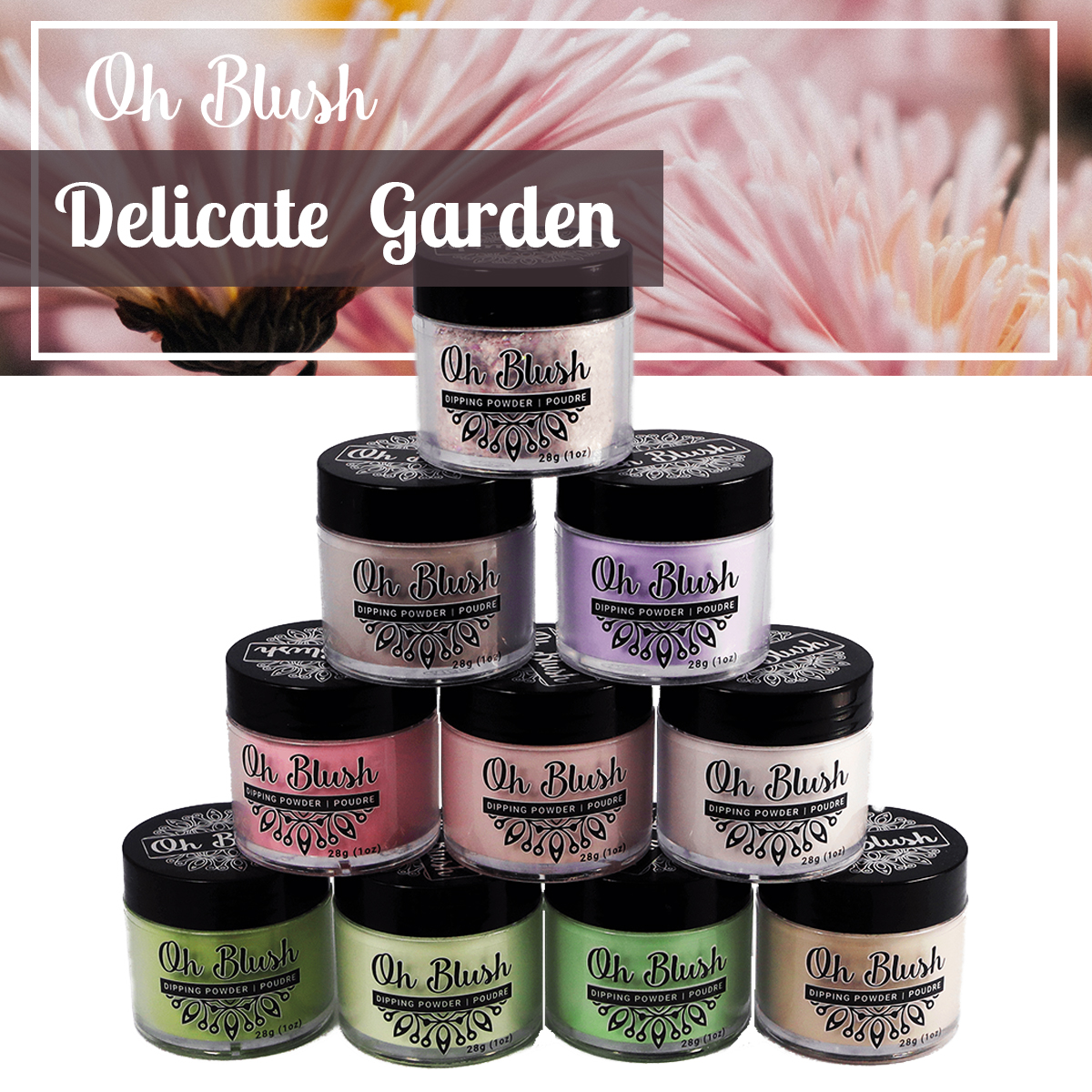 Oh Blush Poudre Collection Delicate Garden (10pcs)