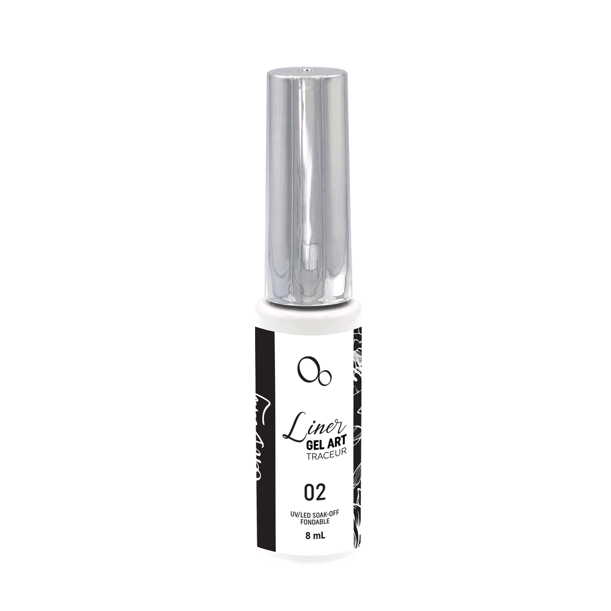 Oh Bling Liner Gel Art - Vernis Gel Traceur #02 Blanc 8mL