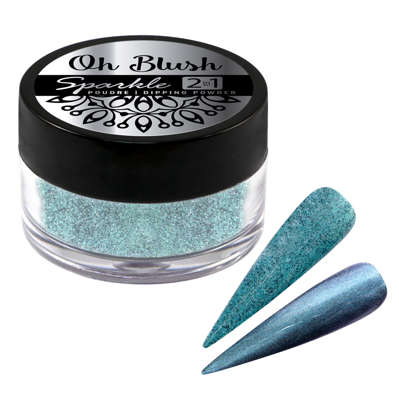 Oh Blush Sparkle 2 in 1 Powder - 1002 Mermaid Tears (0.5oz)