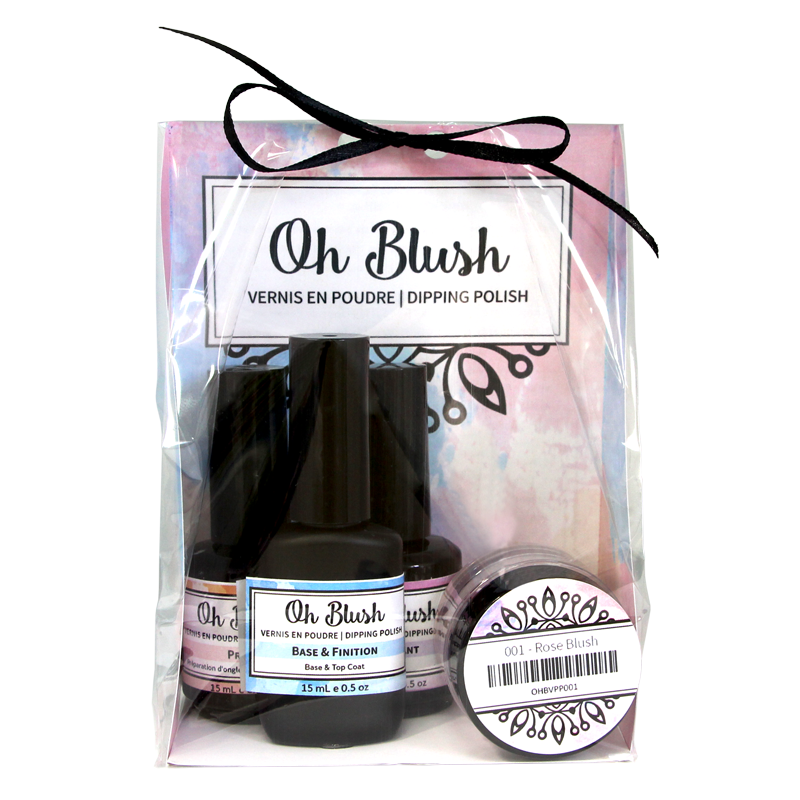 Oh Blush Dipping Polish - Kit 1, Rose Blush