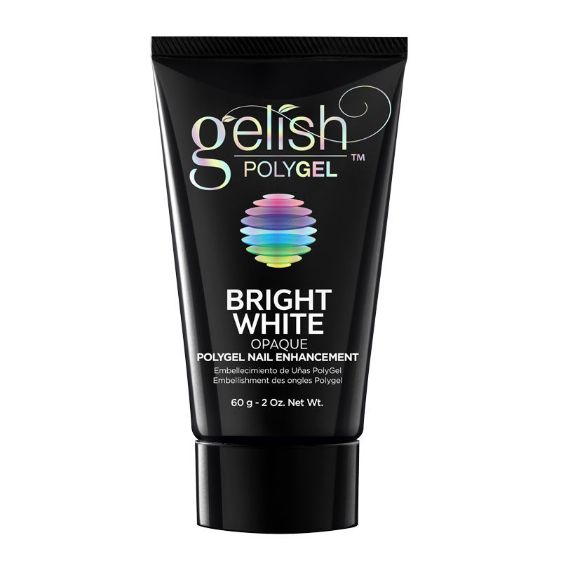 Gelish PolyGel Nail Enhancement Bright White Opaque - 60g