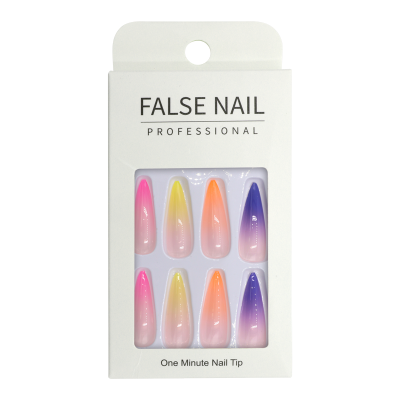 Press-On Nails - False Nail Professional Stiletto Dégradé 24pcs