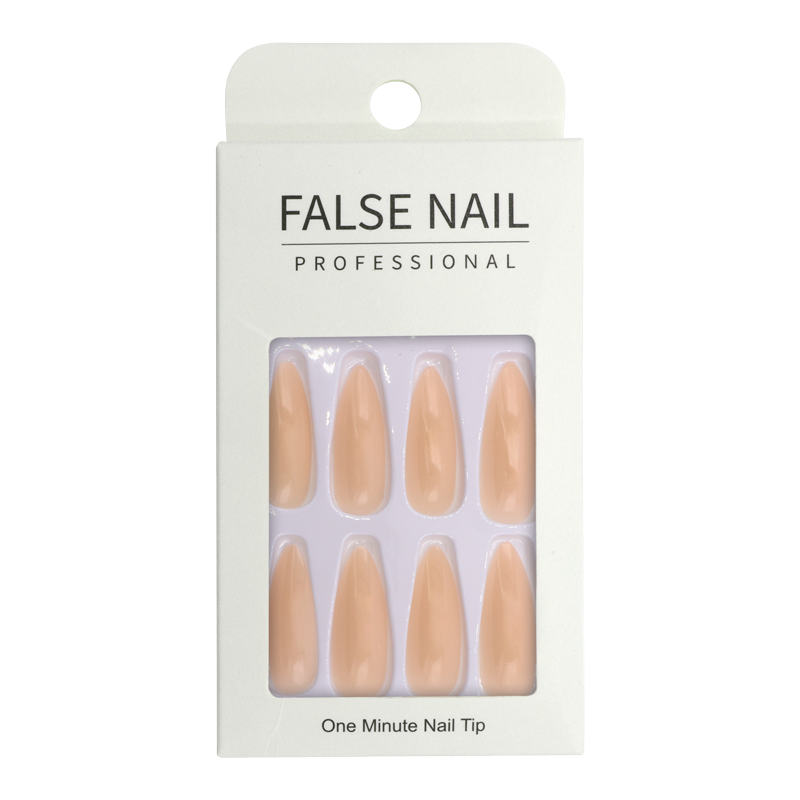 Press-On Nails - False Nail Professional Stiletto Pêche 24pcs