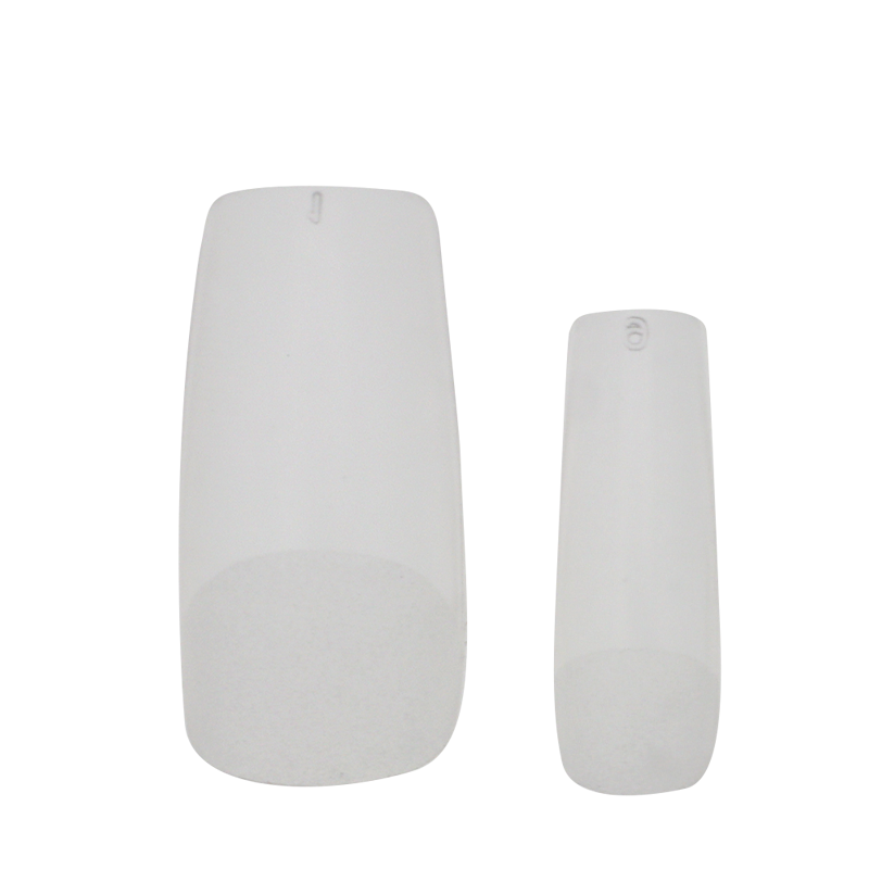 Full Cover Nail Tip -Medium Square Matte (100pcs)