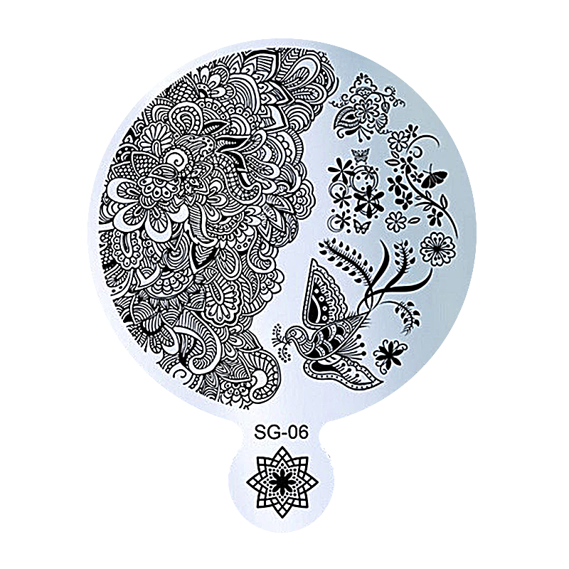 Plaque de Stamping Ronde SG-06 (9 cm de diamètre)